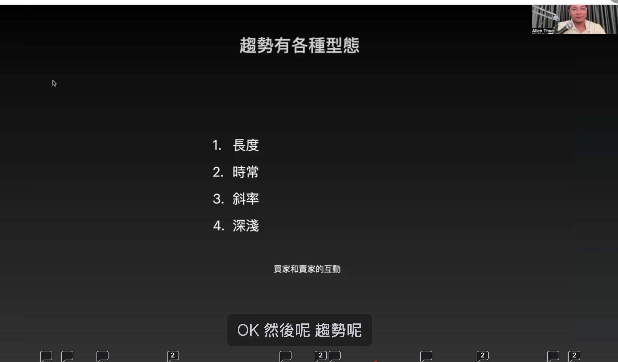 趨勢有各種形態